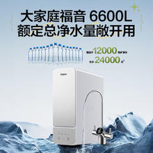 海尔 Haier 鲜活水瞬时1200G家用净水器双出水厨下式RO反渗透直饮净水器
