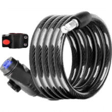 电动车自行车摩托车防盗大门加粗链条锁  钥匙圈锁【非密码】2.66元