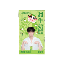 李子园 甜牛奶利乐砖含乳饮品 蜜瓜味 250ml 10盒