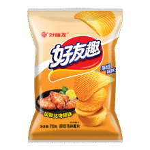好丽友 好友趣 加勒比烤翅味70g*8件