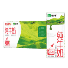 限地区：蒙牛 全脂 利乐砖 纯牛奶 3.2g蛋白质 200ml 24盒