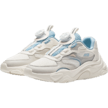 再降价、超V：安踏 复古休闲鞋女童鞋春秋中大童旋钮扣轻便耐磨运动休闲鞋安踏儿童68元(超V包邮)