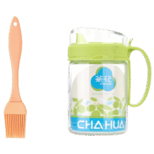 茶花 玻璃油壶550ml+油刷套装8.85元(需领券、需首购)