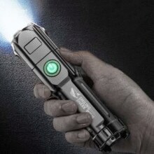 微笑鲨 622A 便携式强光调焦LED手电筒￥8.30