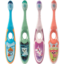 Jordan 儿童宝宝细软毛牙刷3-4-5-6岁以下2支颜色随机16.9元