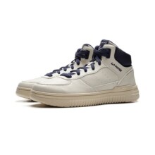 再降价：李宁 休闲鞋男鞋青云HI减震回弹板鞋滑板鞋高帮运动鞋93元