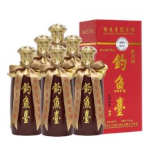 钓鱼台国宾酒(第一代) 酱香型53度白酒酒类酒水收藏500ml*6瓶 500ml*62461.63元包邮（需领券)