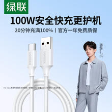 限移动端：绿联 US303 Type-C 100W 数据线