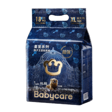 babycare 皇室狮子王国弱酸纸尿裤mini装XL18片(12-17kg)