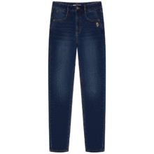 Teenie Weenie 小熊女装牛仔裤春秋款高腰时尚小脚紧身牛仔裤通勤长裤休闲铅笔裤155元