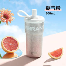 HAERS 哈尔斯 星耀系列 保温杯 500ml 朝气粉