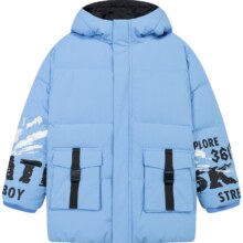双十一：361度 童装男童羽绒服冬季新款中大童外套50.97元(需领券)
