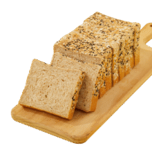 颜小贝黑麦藜麦全麦面包1000g 0脂0蔗糖吐司粗粮早餐健身饱腹整箱混合10.17元