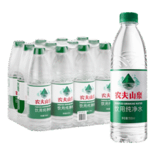 农夫山泉 绿瓶 纯净水 饮用水 550ml 12瓶9.8元(合0.82元/瓶)