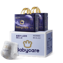 babycare皇室pro裸感拉拉裤箱装L29片*2包(9-14kg)婴儿尿不湿透气