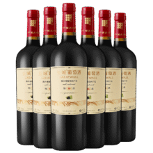 长城 特选16 橡木桶解百纳干红葡萄酒 750ml 6瓶 整箱装318元(需领券)膨胀后更低
