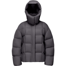 波司登（BOSIDENG）25新款羽绒服女短款90绒泡芙时尚百搭冬季厚款保暖外套B250243104 【趋势推荐】格雷深灰8K04 XS 155/80A 体重约110以内1959元 (券后省240)