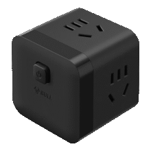 BULL 公牛 小魔方插座 一转三转换器 GNV-M103W 黑色 3位19.9元(需换购)