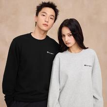 Champion 加绒卫衣2025冬季新款刺绣草写logo连帽休闲风情侣