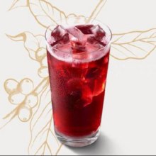 星巴克  冰摇红莓黑加仑茶超大杯（592ml/杯） 饿了么闪购外卖券  下拉详情享补贴