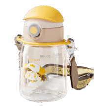 PLUS会员：YeeHoO 英氏 儿童水杯 460ml 配双盖18.9元