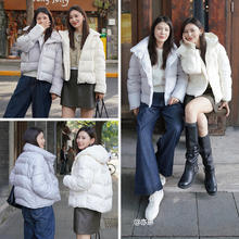 88VIP会员：Semir 森马 羽绒服女冬90绒子三防发热抗静电2025龟背连帽外套券后209.3元