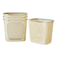 再降价：京东物流 浴室脏衣篮家用脏衣篓宿舍卫生间洗澡脏衣服收纳筐 奶油色 23*16.5*12cm 【小号】0.01元包邮(需领券)