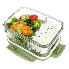 高硼硅玻璃饭盒 1040ml*1个
