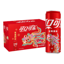 可口可乐汽水 碳酸摩登罐饮料 330ml*20罐 整箱装188.64元(需领券，合47.16元/件) 可多地址下单