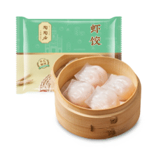 陶陶居（128元选8件）早餐包点豆沙流沙奶黄叉烧小笼包芝士鸡肉卷肠粉1 虾饺150g*1袋72元(合9元/件)