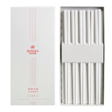 松发瓷器家用陶瓷筷子纯白10双中式礼盒装29.65元(需领券、需首购)