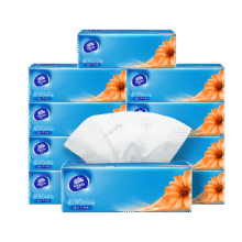 Vinda 维达 超韧系列 抽纸 3层100抽10包(133*195mm)7.9元