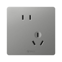 公牛公牛开关插座家用面板公牛无边框大面板10A五孔16A空调86型暗装灰 斜五孔插座6.27元(需领券)