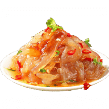 特级盐渍海蜇头凉拌菜 盐渍海蜇头2500g（50%固态物）