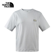 北面（The North Face）t恤女春夏户外棉T舒适透气吸汗半袖印花圆领短袖88GP A0M  XL