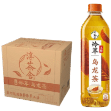 临期：淳茶舍 无糖冷萃乌龙茶480ml*12瓶