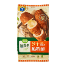 圃美多芝士热狗棒5支400g儿童营养奶酪早餐香肠空气炸锅半成品29.9元(需领券)