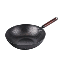 荣事达老式鱼鳞铁锅炒锅手工锻打无涂层物理不粘不生锈炒菜锅 炒锅 30cm48.9元 (满2件9折,月销1000+)