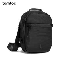 tomtoc 斜挎包便携旅行小包休闲轻便小背包男女手机包防盗刷随身小包T37 墨黑 1.3L224.1元