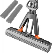 佳帮手海绵胶棉拖把33cm2头家用一拖净免手洗2025吸水拖地神器墩布拖布13.55元，需领券，一件九折