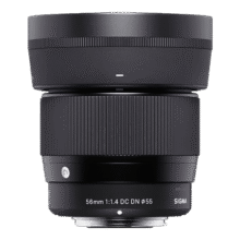 再降价：适马（SIGMA）56mm F1.4 DC DN｜Contemporary 半画幅大光圈定焦镜头 人像特写（适马56 f1.4索尼E卡口）1734.54元