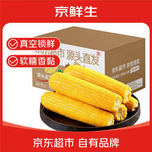 京鲜生 京百味 东北黄糯玉米 8根*200g 精选黄粘糯玉米棒 加热即食 源头直发