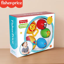 Fisher-Price 趣味球5个装 天蓝色 手抓球