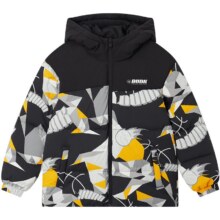 双十一：361度 石墨烯发热 男童连帽羽绒服2025秋冬儿童中大童外套上衣76.91元(需领券)