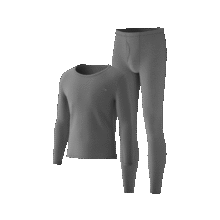 plus会员：海澜之家 男A类纯棉210g保暖内衣套装43.78元、会员免邮