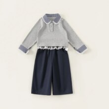 INSBOBO 女童套装春秋女宝宝两件套儿童衣服春季洋气小女孩童装开学季