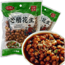 花生 老醋花生米休闲零食 老醋花生252g×2袋4.8元(需领券)