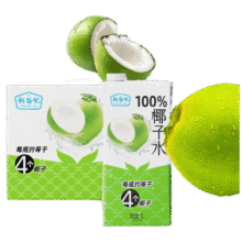 鲜每优 100%NFC椰子水 1L 家庭装9.9元