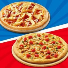 美团 达美乐比萨 物超所值系列比萨2个单个仅32.95元！原价88元现仅65.9元