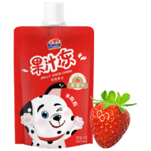 亲亲（Qinqin）蒟蒻吸吸果汁冻60g  蒟蒻乳酸冻（草莓味）60g0.70元/件（下单20件合14元）